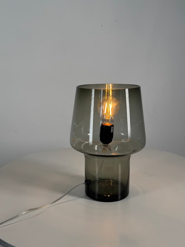 Table lamp Cosy in Grey, grey glass, by H. Koskinen, Muuto, Denmark - 365451