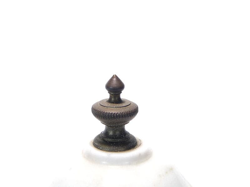 Pair of Neoclassical Garnitures, white marble, bronze, France, 19th century - 365464