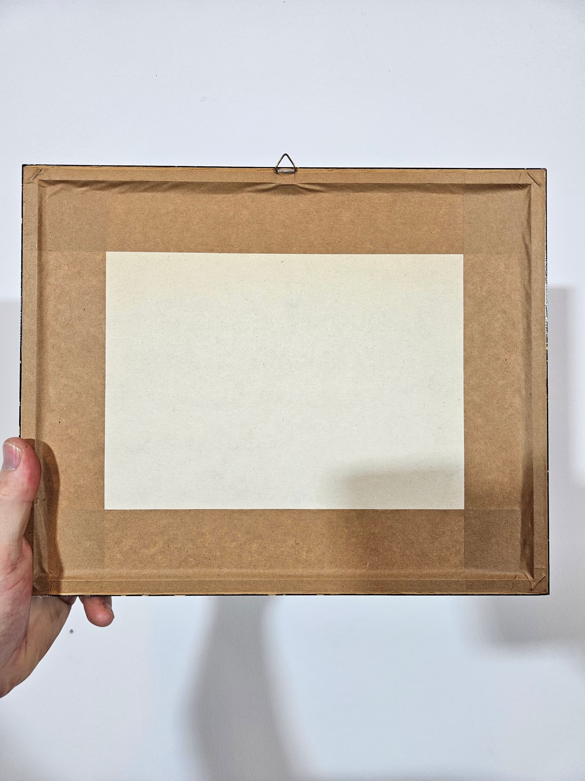 Artwork Wybrzeże, beige blue pastel, paper, 1980s, 26x32.5 cm - 365515