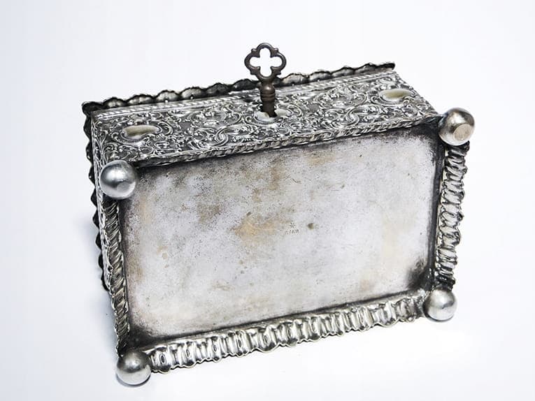 Jewelry Casket Rococo, silver brass, WMF, Germany, 19th century - 365625