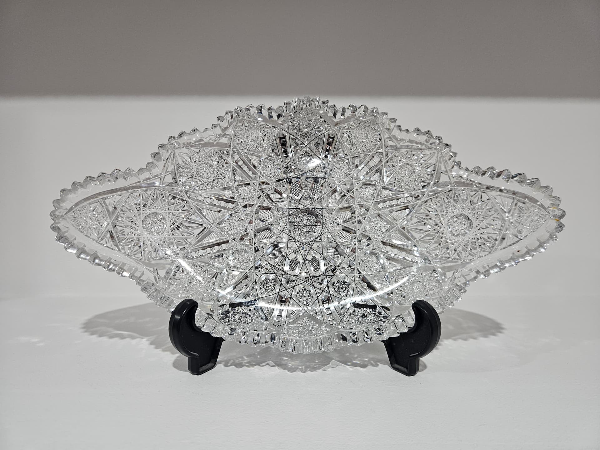 Bowl American Brilliant Cut Glass, clear crystal, USA, 1920s - 366090