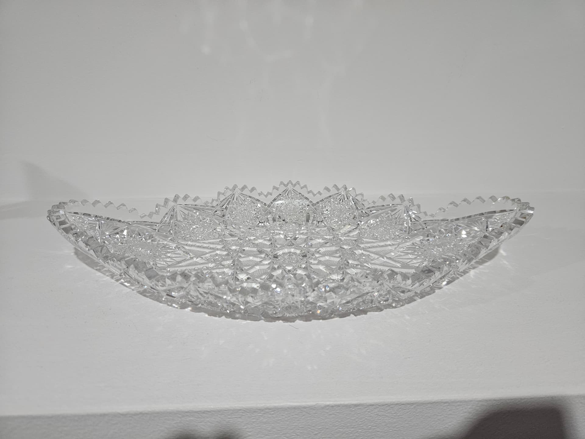 Bowl American Brilliant Cut Glass, clear crystal, USA, 1920s - 366094