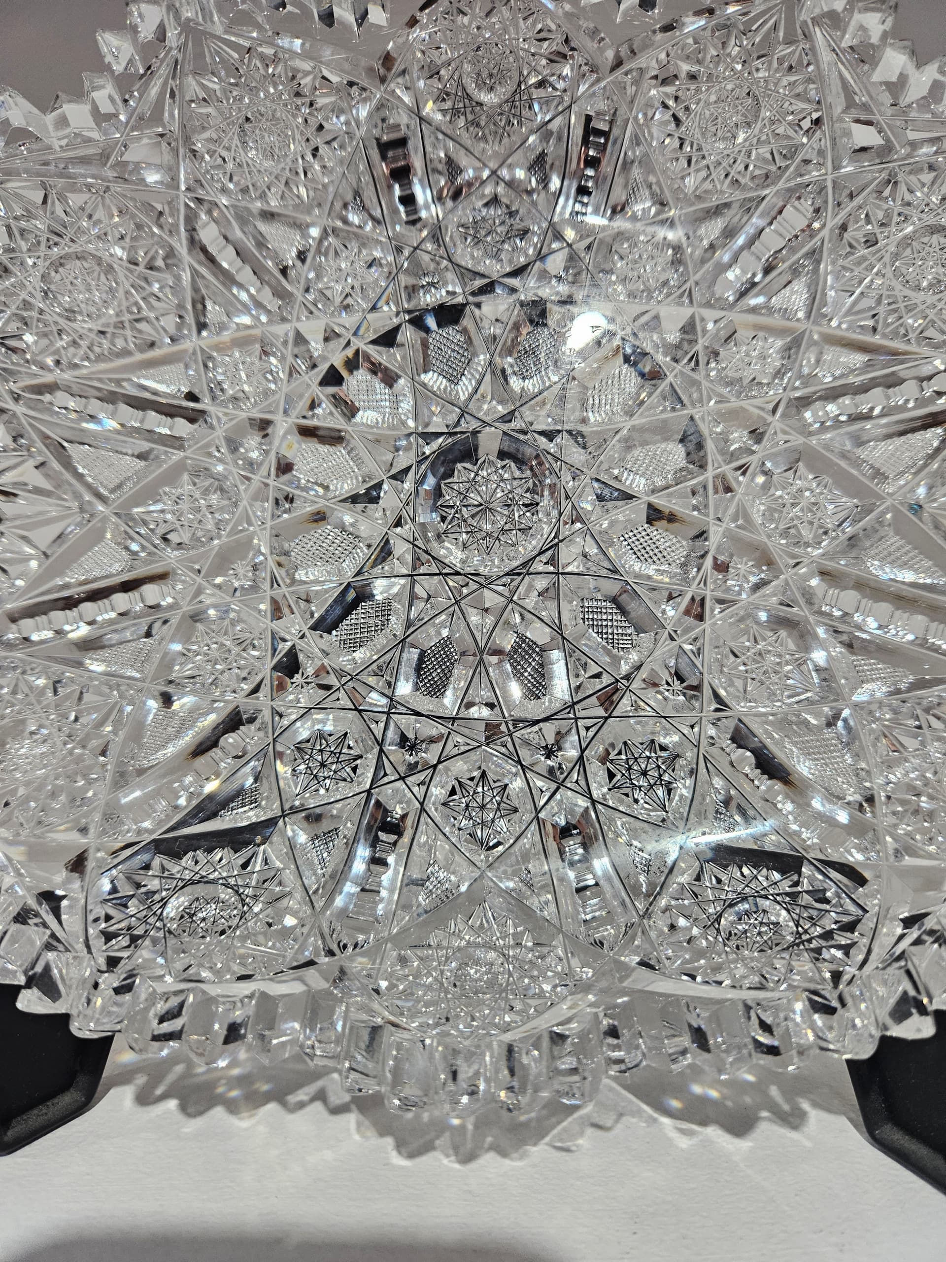 Bowl American Brilliant Cut Glass, clear crystal, USA, 1920s - 366097