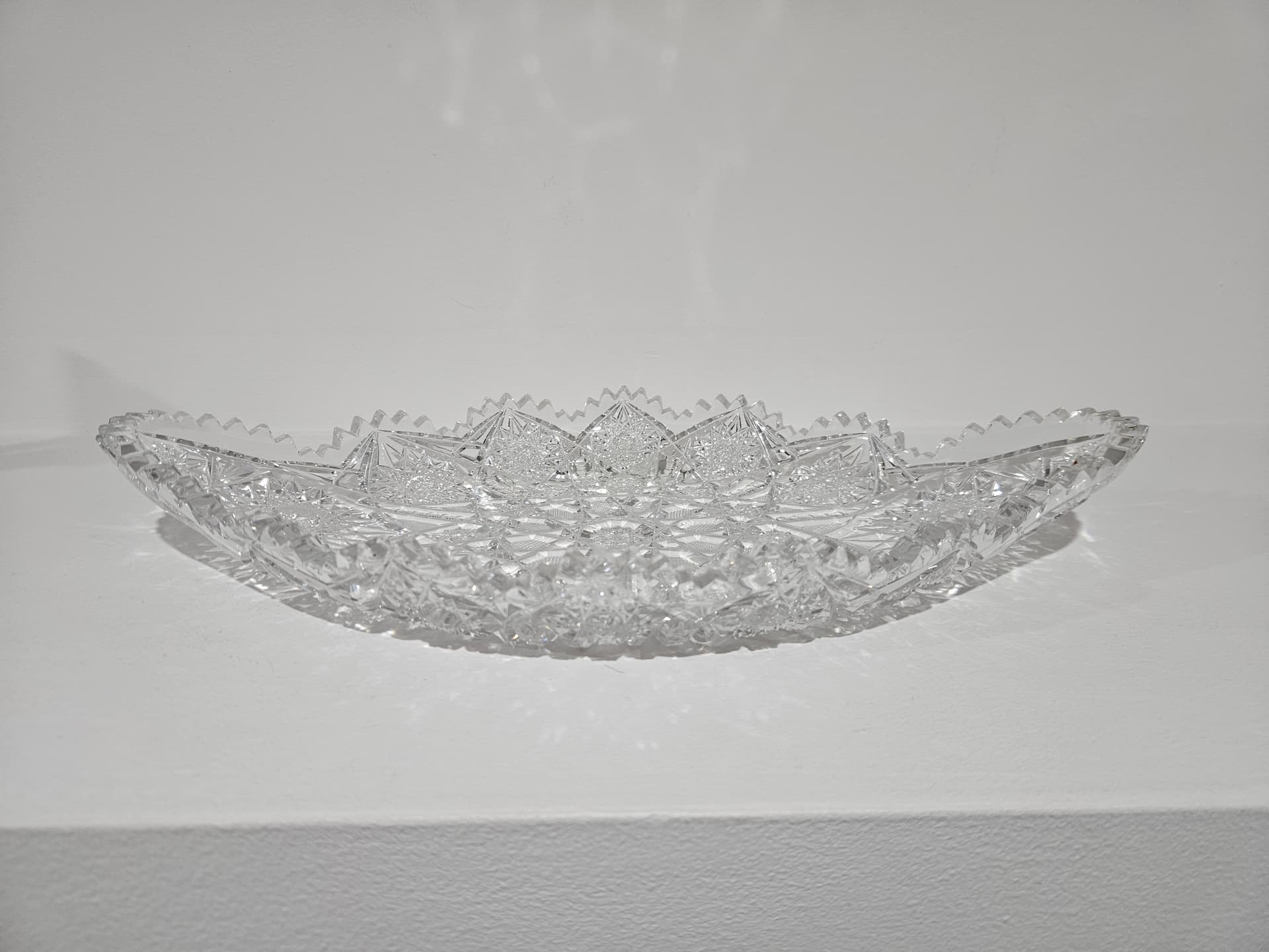 Bowl American Brilliant Cut Glass, clear crystal, USA, 1920s - 366091