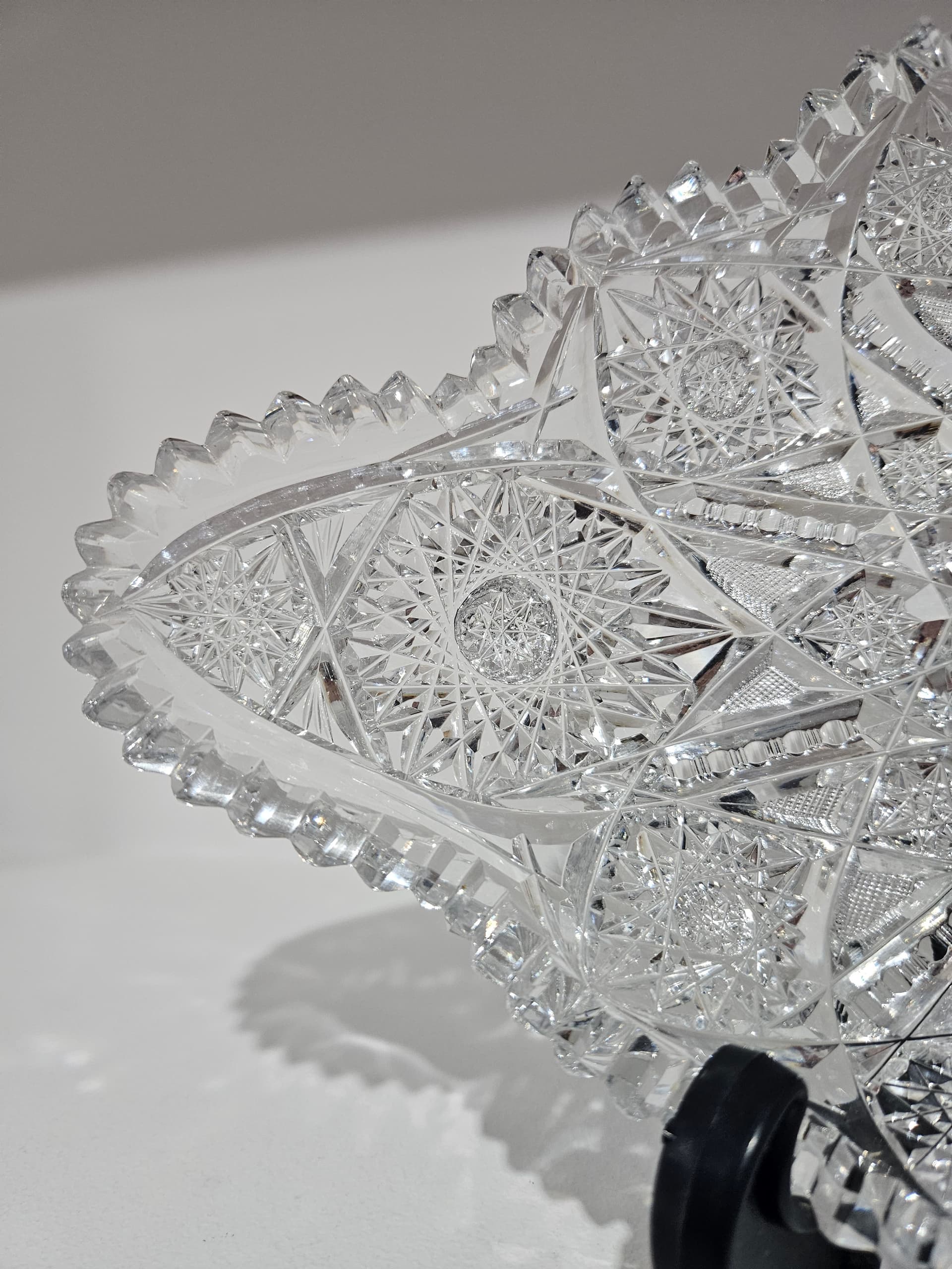 Bowl American Brilliant Cut Glass, clear crystal, USA, 1920s - 366096
