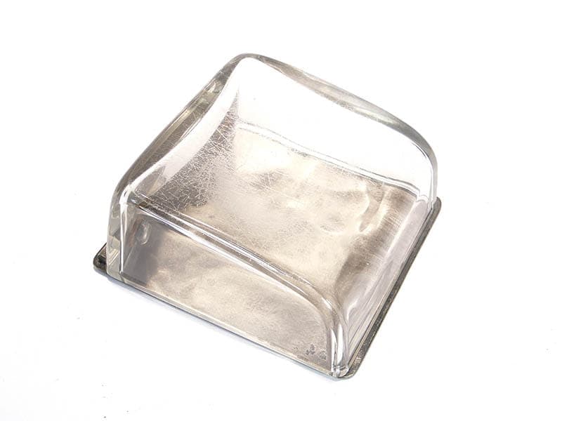 Cabinet box, clear crystal, silver, WMF, Germany, early 20th century - 366178