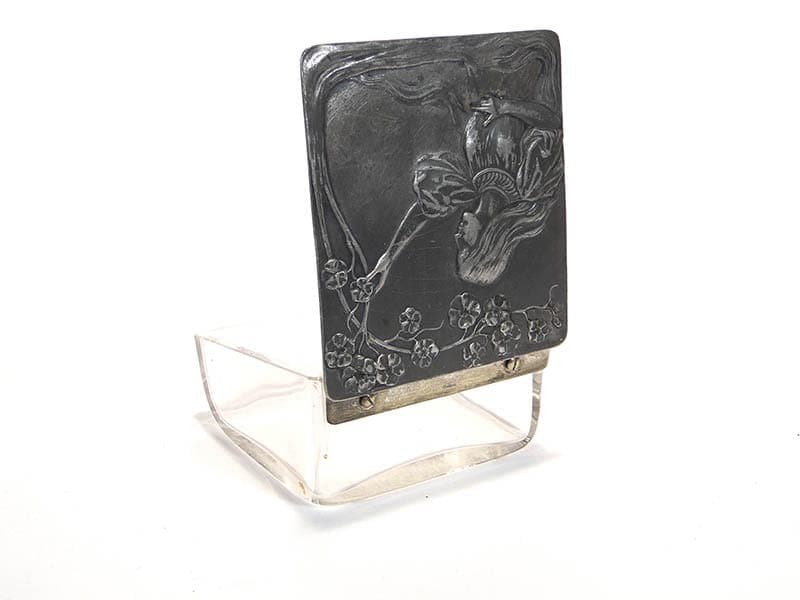 Cabinet box, clear crystal, silver, WMF, Germany, early 20th century - 366180