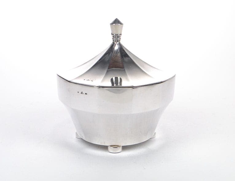Bonbonniere Art Deco, silver silver, gilding gold, Czechia, 1920s - 366555