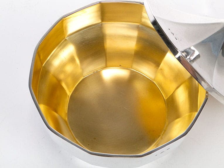 Bonbonniere Art Deco, silver silver, gilding gold, Czechia, 1920s - 366558