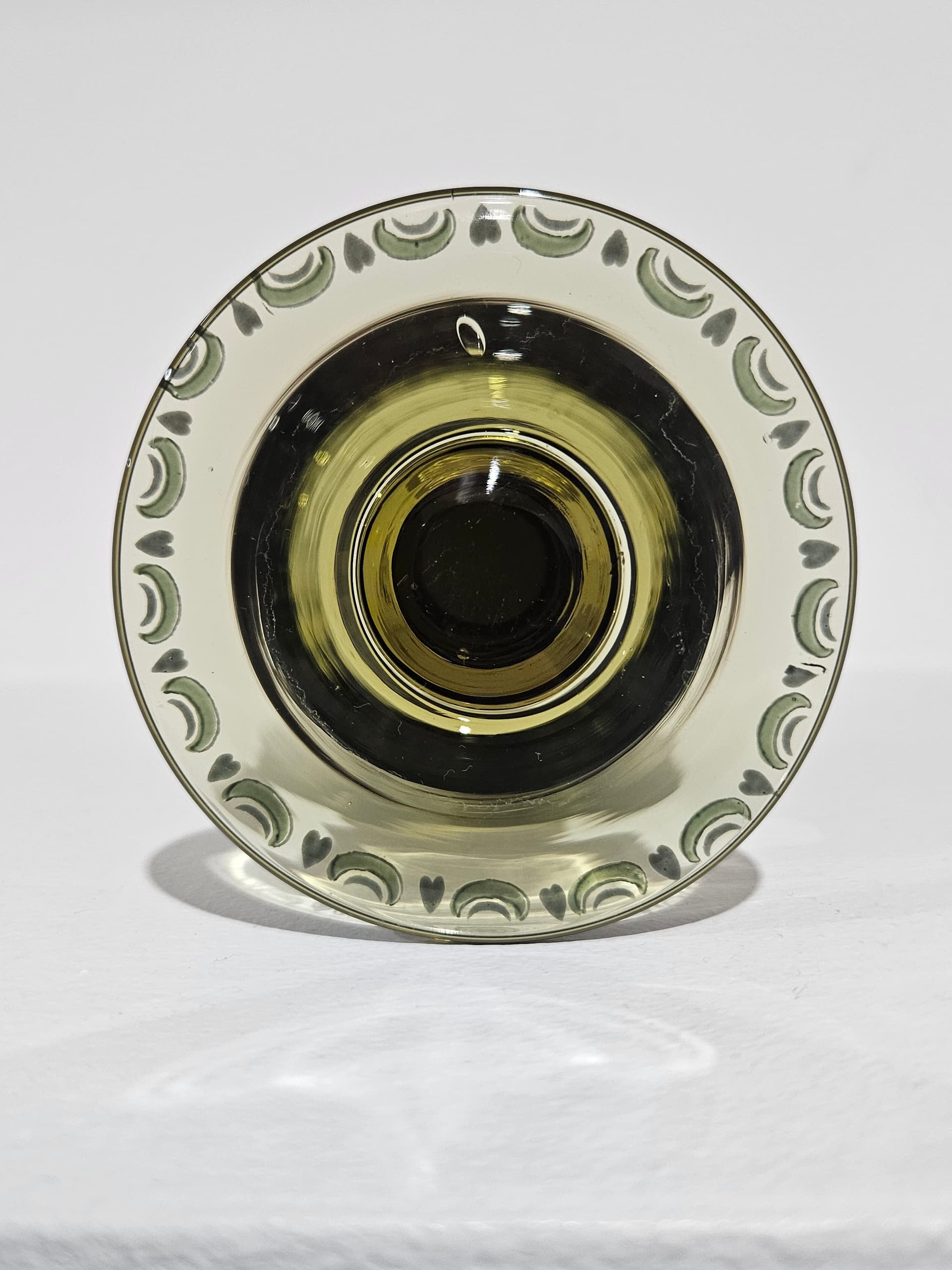 Goblet, green crystal, Germany, 1960s - 366599
