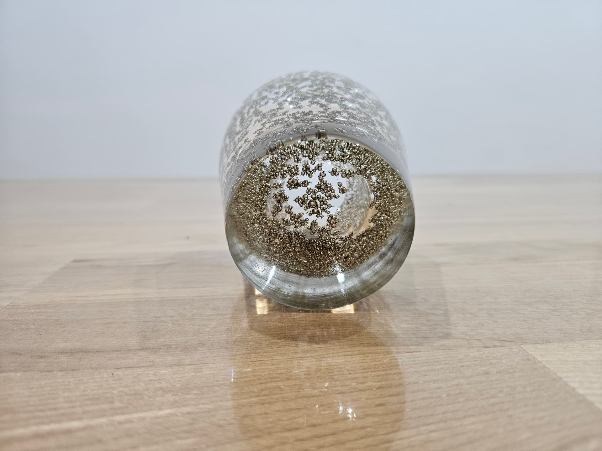 Vase Antico, brown gold clear, glass, 1960s - 366625