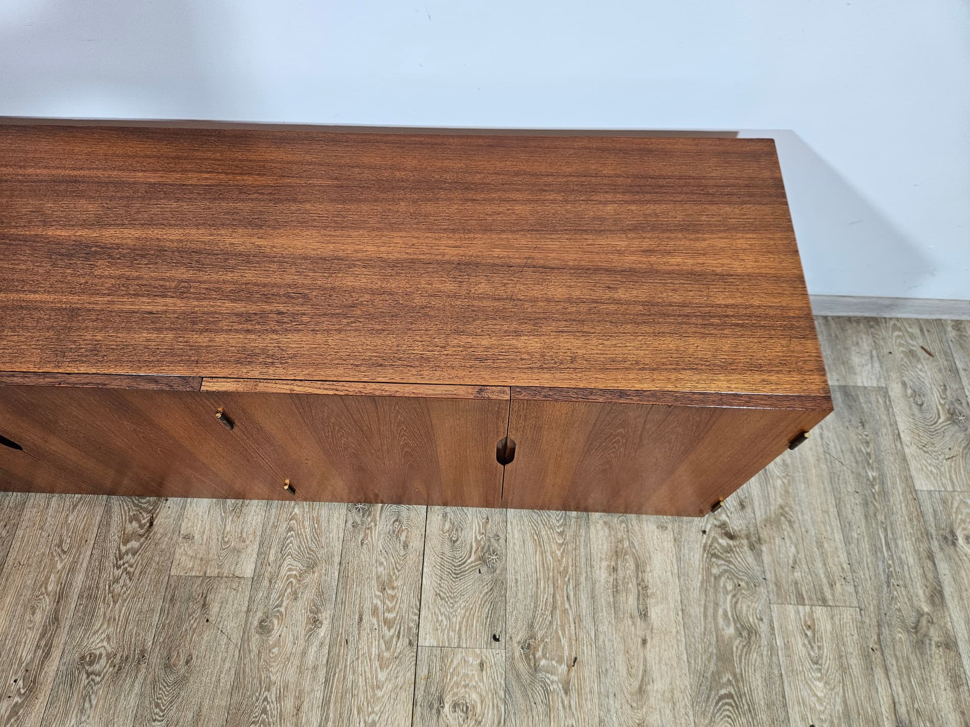 Komoda, teak brązowy, Dania, lata 60. - 366786