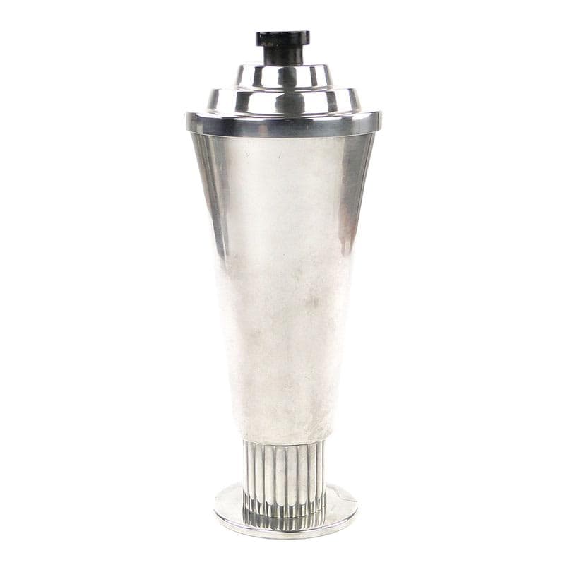 Carafe Art Deco, silver, black wood, Sandrik, Slovakia, 1920s.