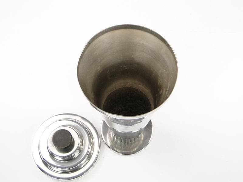 Carafe Art Deco, silver, black wood, Sandrik, Slovakia, 1920s. - 367001
