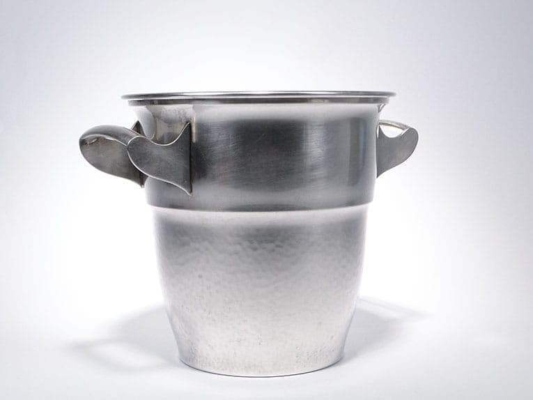 Champagne cooler Art Deco, silver brass, Fraget, Poland, 1920s - 367058