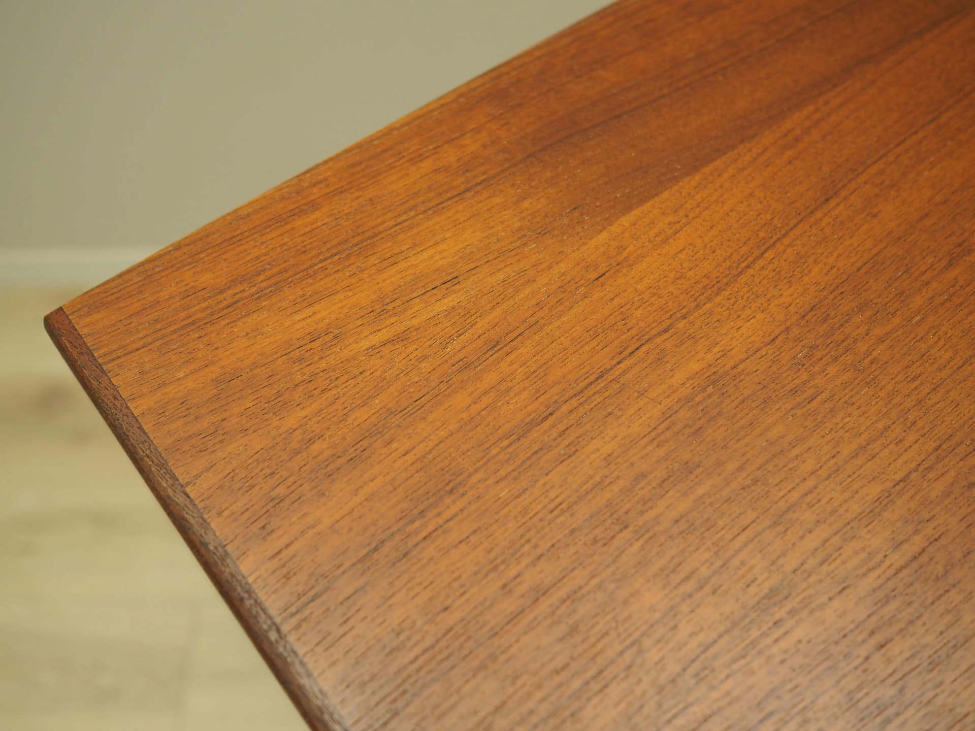 Komoda, mid-century modern, teak brązowy, fronty czarne, Dania, lata 70. - 26865