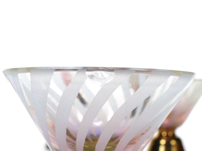 Set of liqueur glasses, crystal, multicolor, Germany, 1930s. - 367093