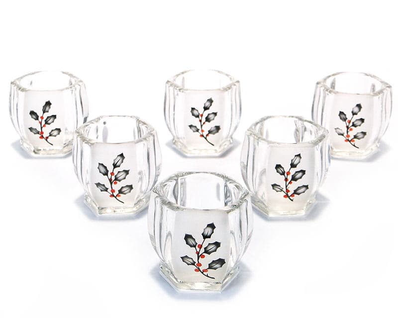 Set of shot glasses Art Deco, clear, glass, Czechoslovakia, 1930s. - 367192