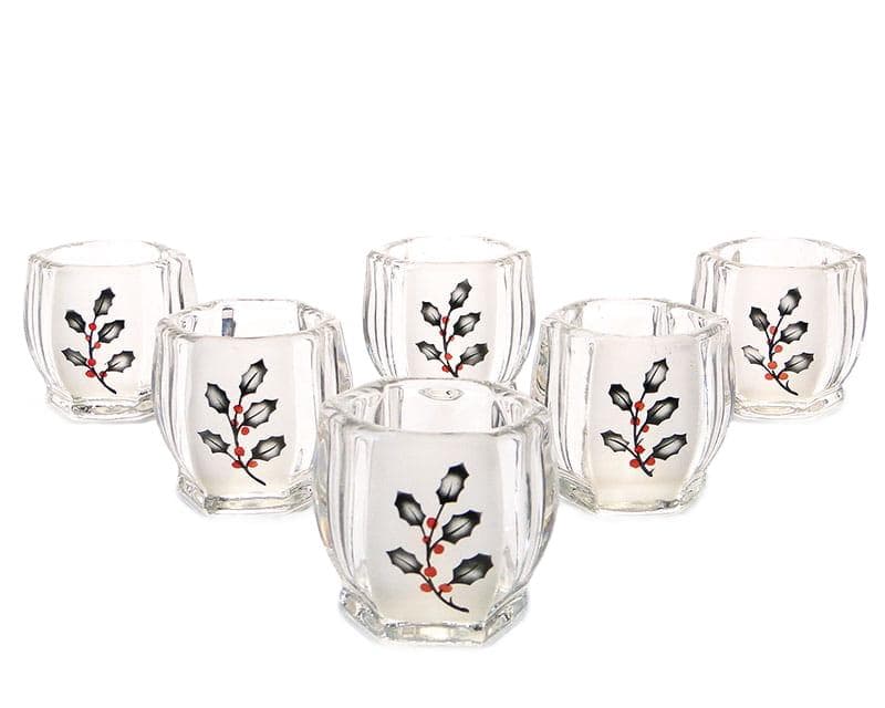 Set of shot glasses Art Deco, clear, glass, Czechoslovakia, 1930s.