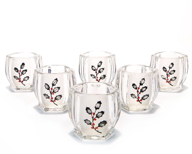 Set of shot glasses Art Deco, clear, glass, Czechoslovakia, 1930s. - 367191