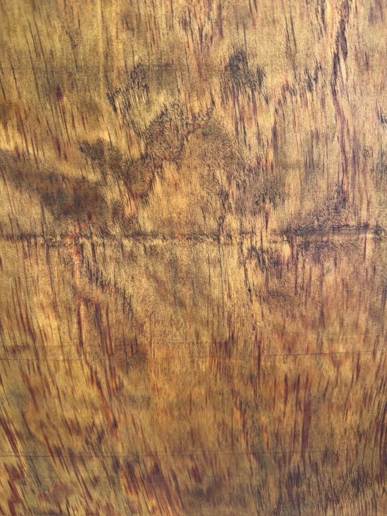 Lustro ścienne Rampel Designs Ø80 cm, drewno brązowy, szkło, Kenia, lata 90. - 367318