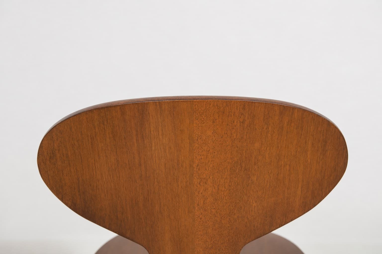 Krzesło Ant 3101, sklejka teak brązowy, stal chromowana srebrny, proj. A. Jacobsen, Fritz Hansen, Dania, lata 70. - 367457
