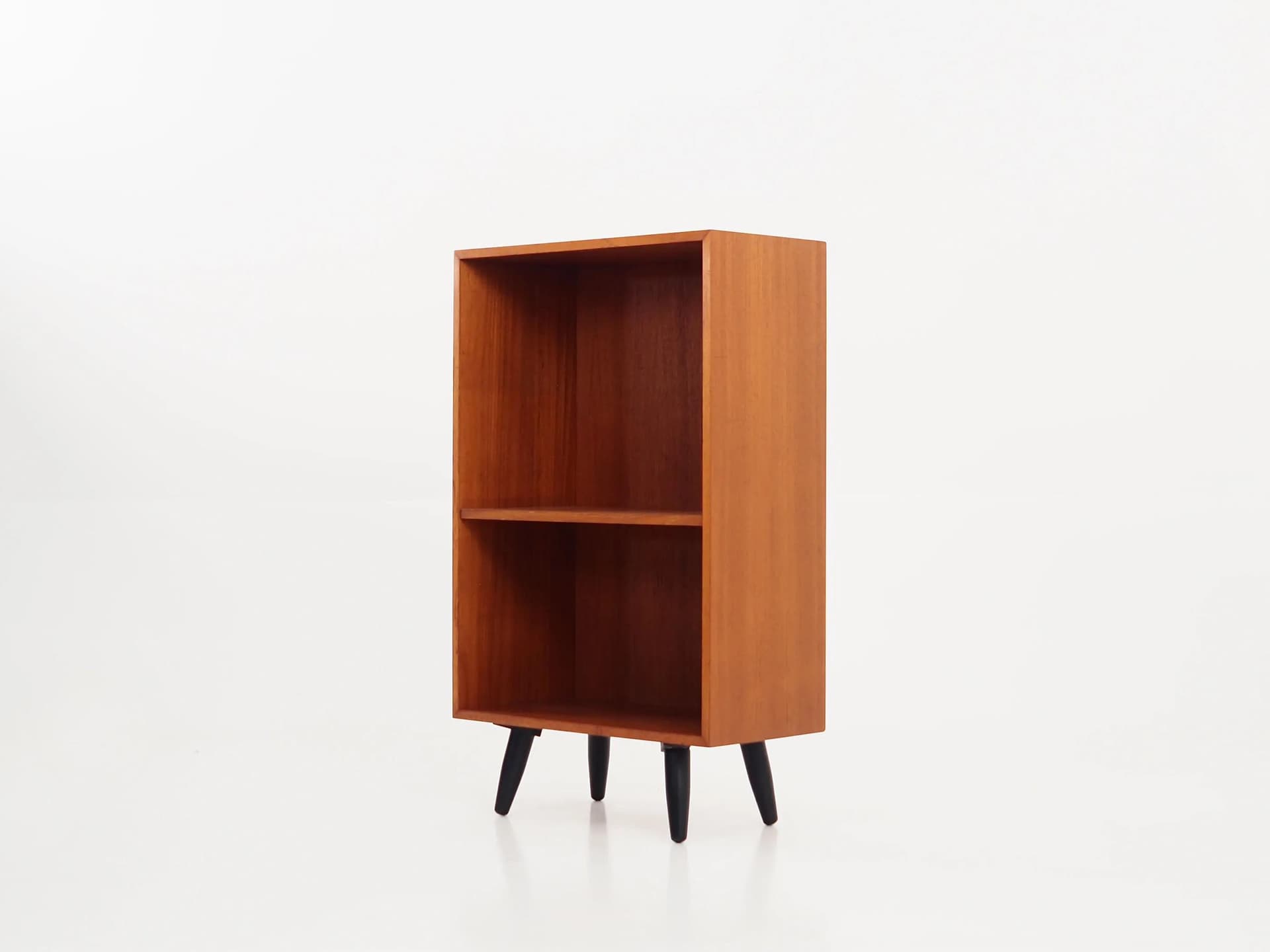 Bookcase, orange teak, Denmark, 1970s - 26851