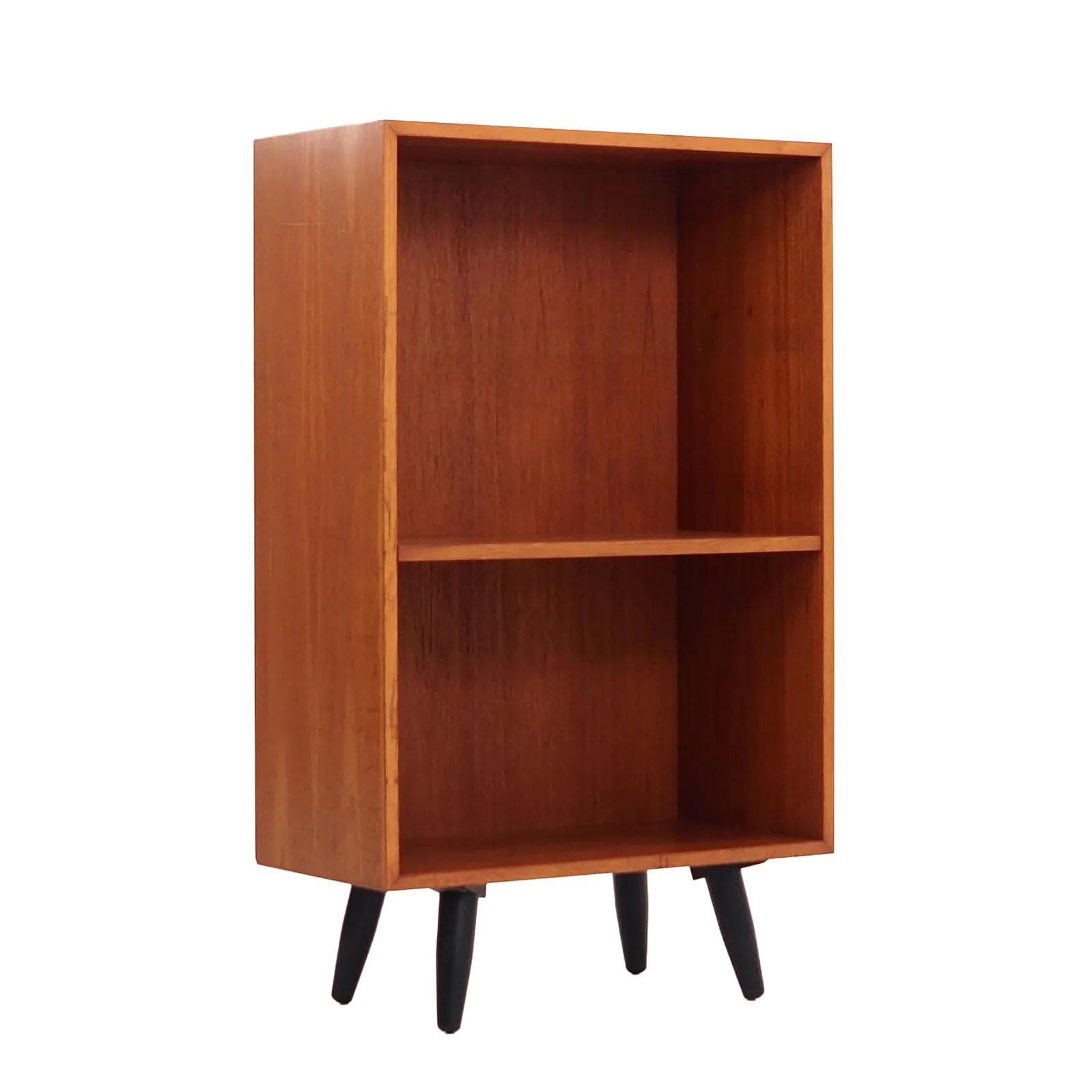Bookcase, orange teak, Denmark, 1970s