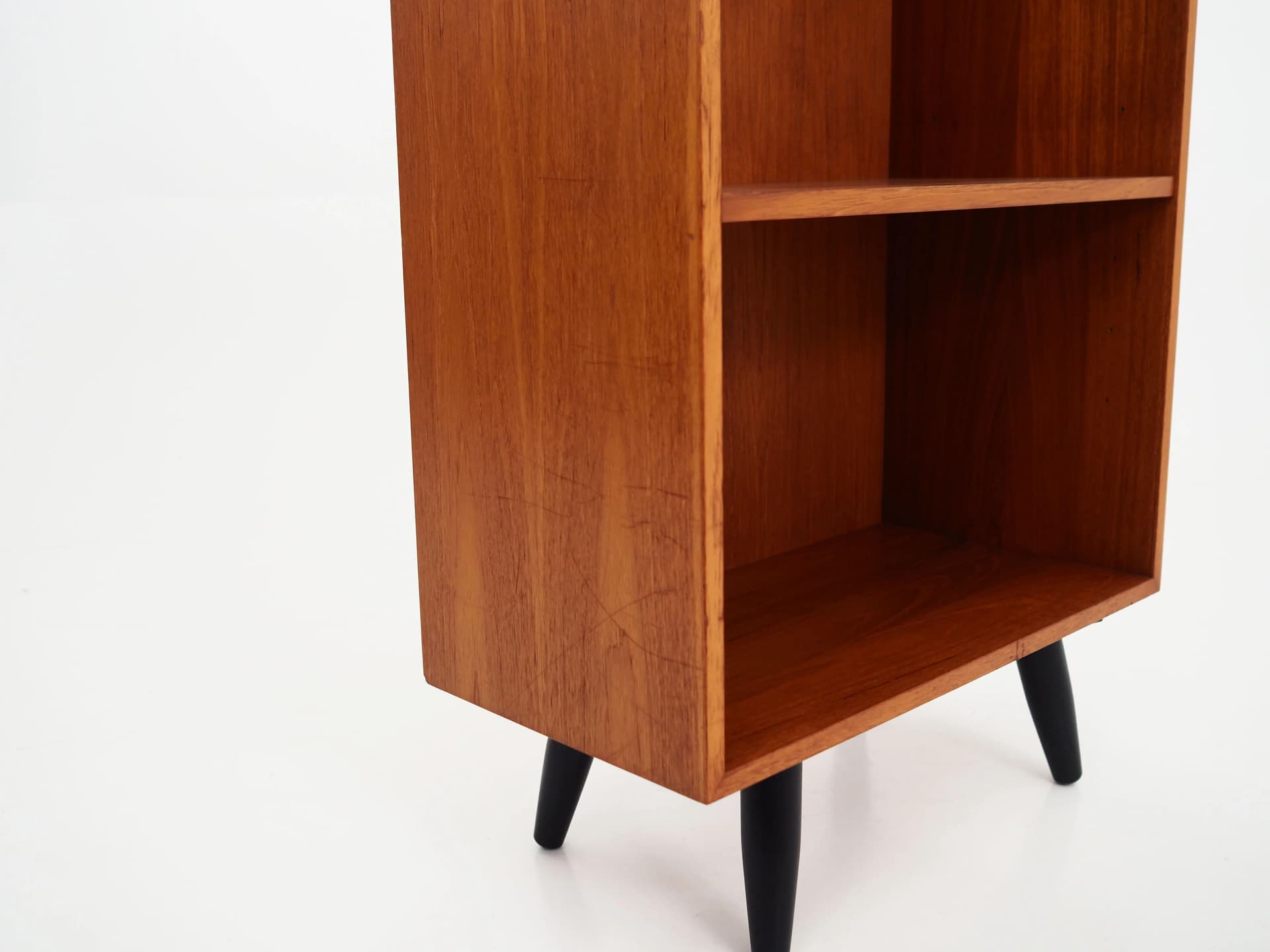 Bookcase, orange teak, Denmark, 1970s - 26854