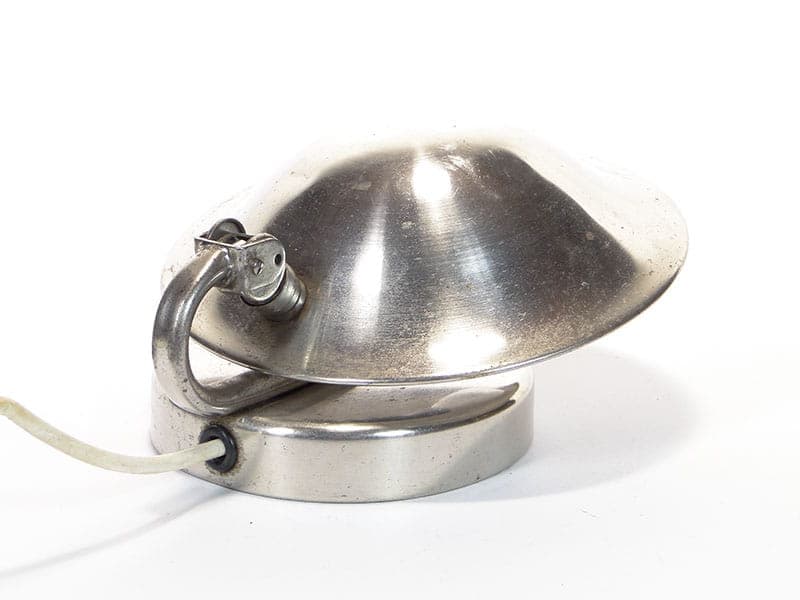 Table Lamp Żółwik, silver chromed steel, Napaco, Czechia, 1930s. - 368044