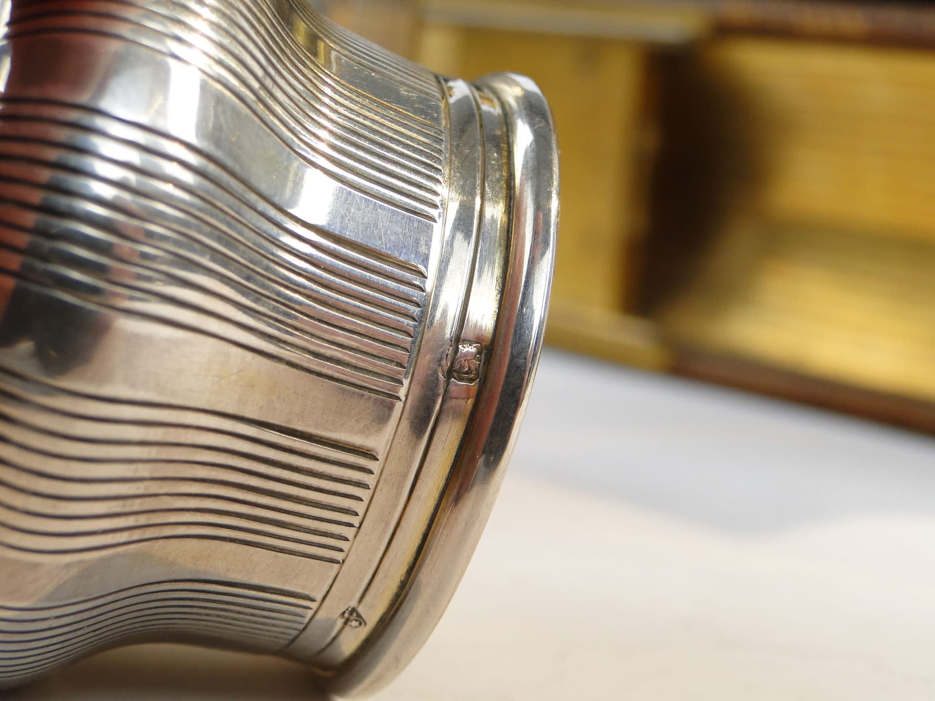 Tea Caddy, silver, gilding, 19th century - 368088