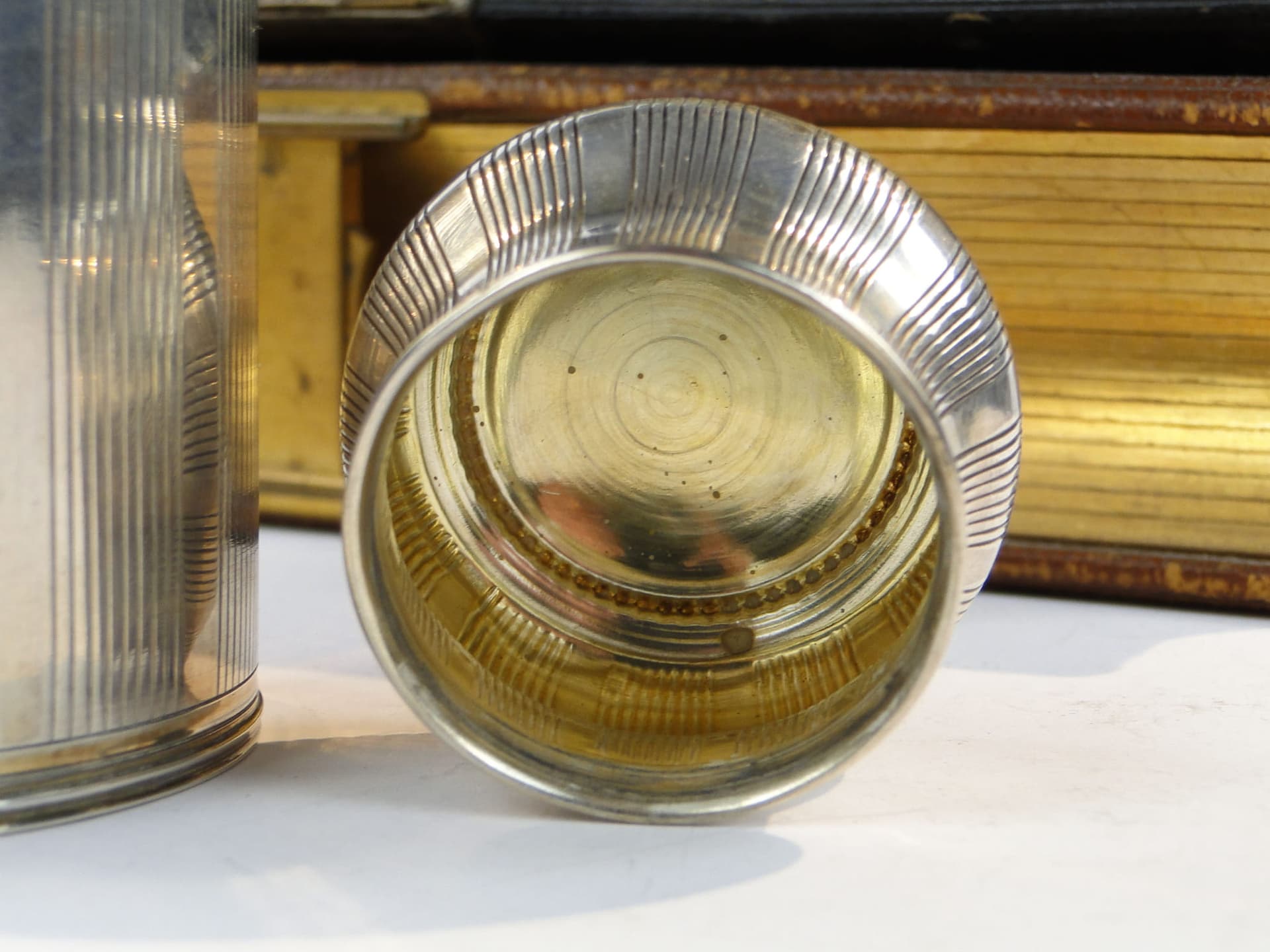 Tea Caddy, silver, gilding, 19th century - 368087