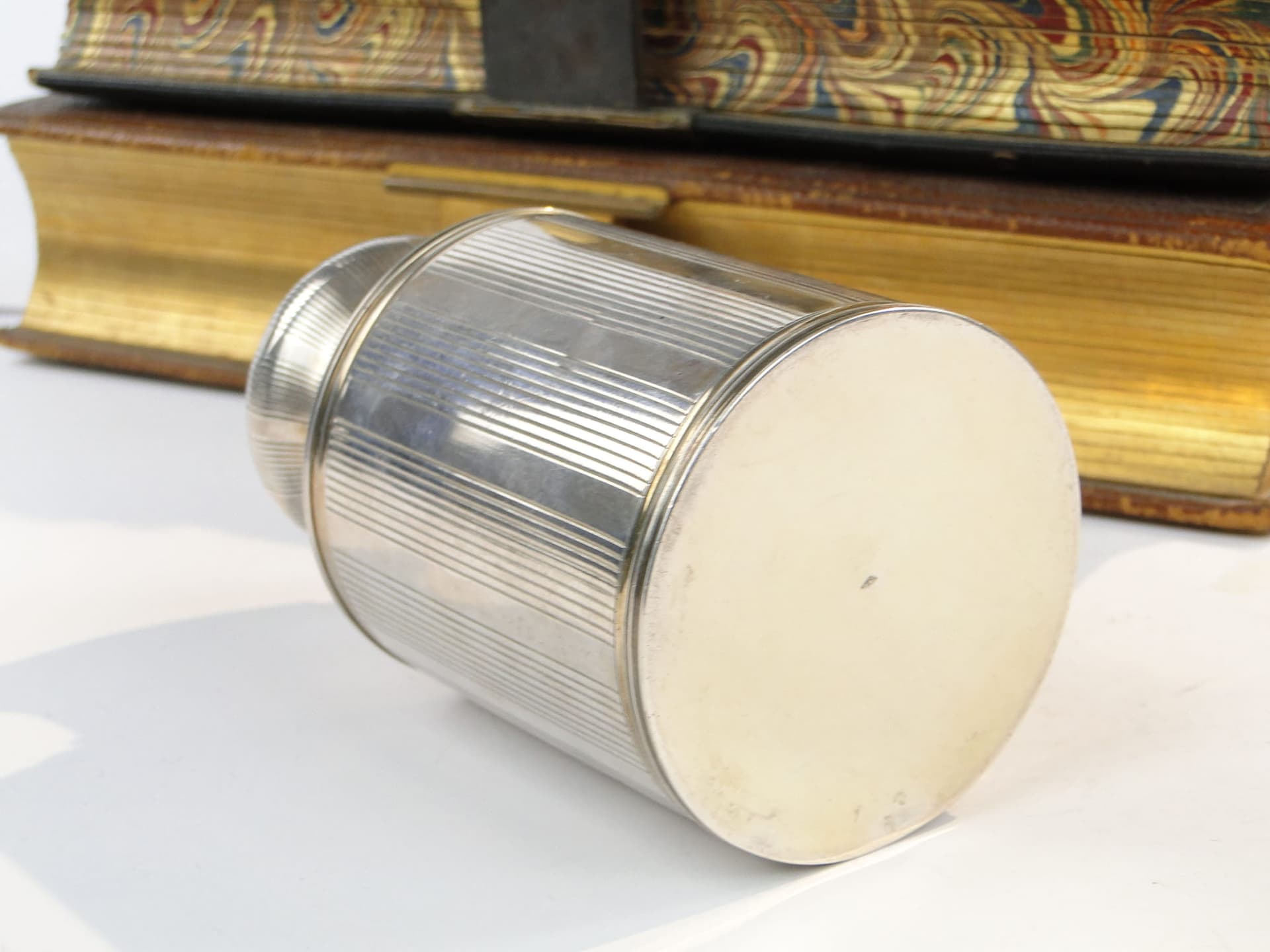 Tea Caddy, silver, gilding, 19th century - 368084