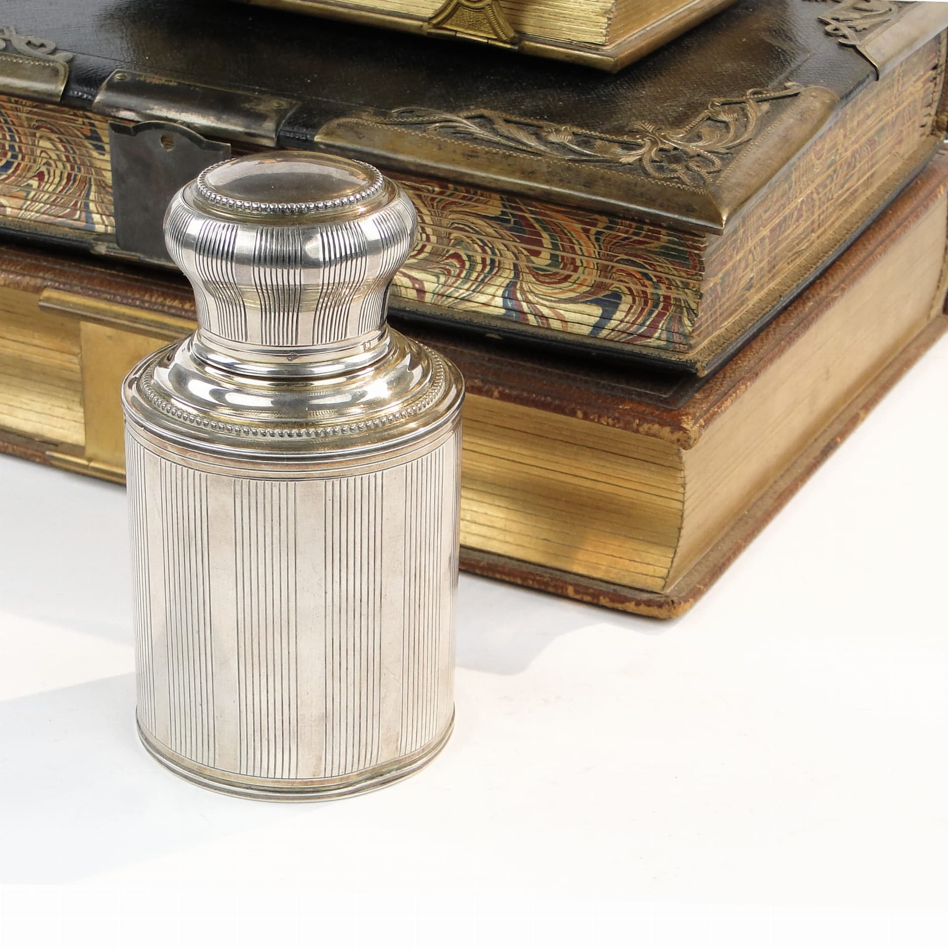Tea Caddy, silver, gilding, 19th century - 368079