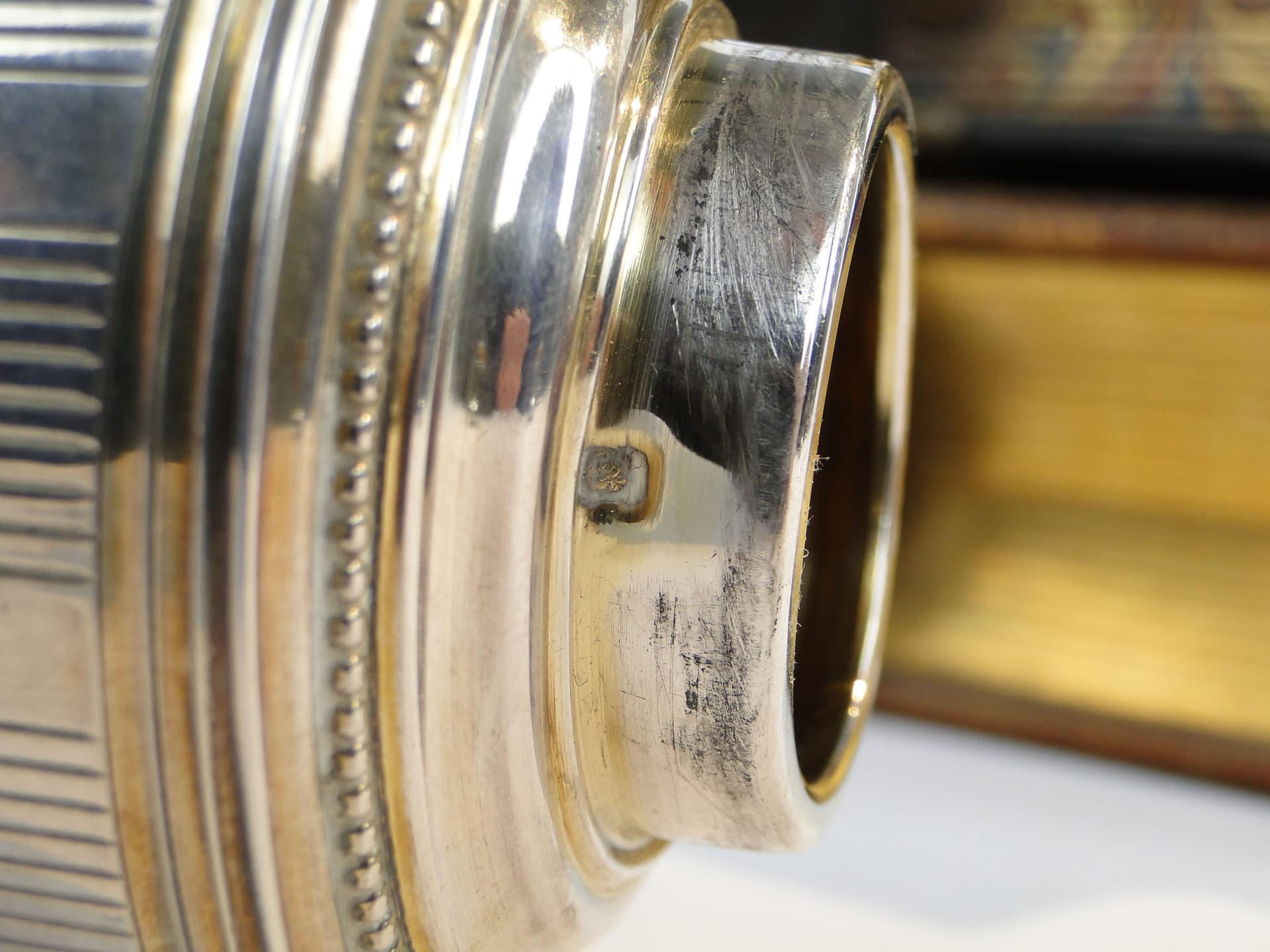 Tea Caddy, silver, gilding, 19th century - 368083
