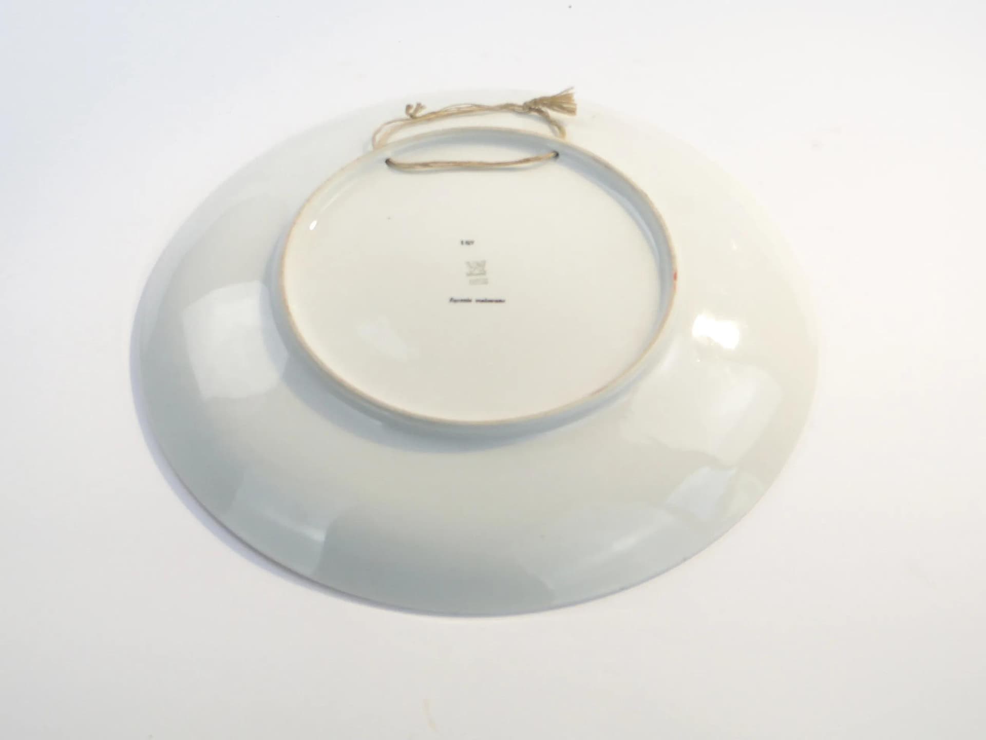 Patera Adam i Ewa, pomarańczowy, porcelana, proj. W. Groszenik, Polska, lata 50. - 368380