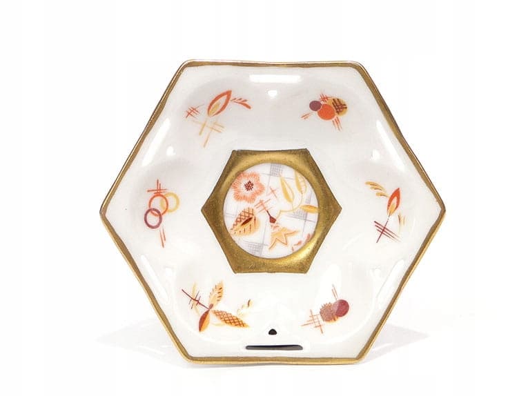 Jam Serving Set Art Deco, ivory porcelain, gilt, Rosenthal, Germany, 1930s - 368436