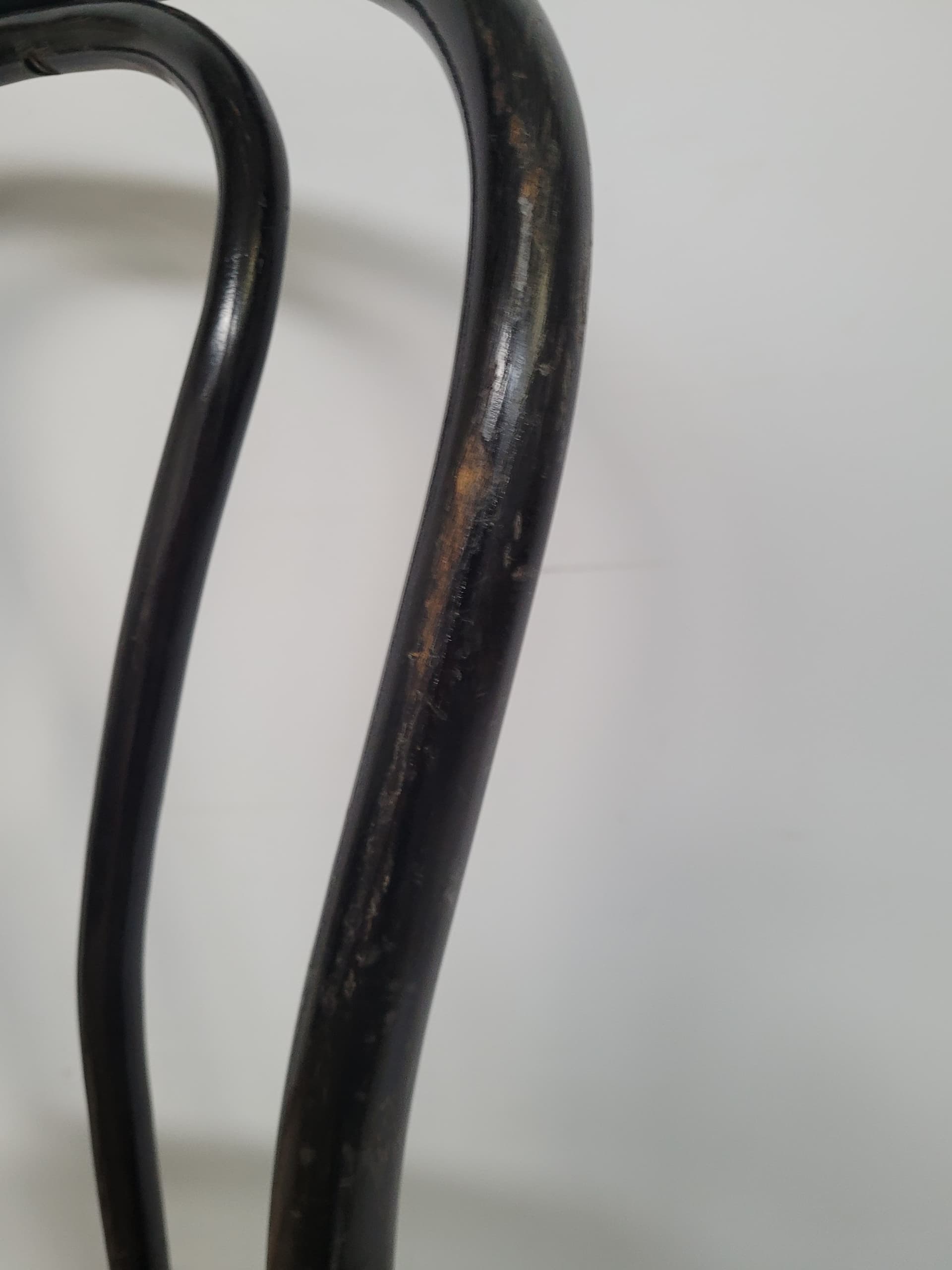 Krzesło gięte, czarny buk, rafia brązowa, Thonet, początek XX w. - 369134