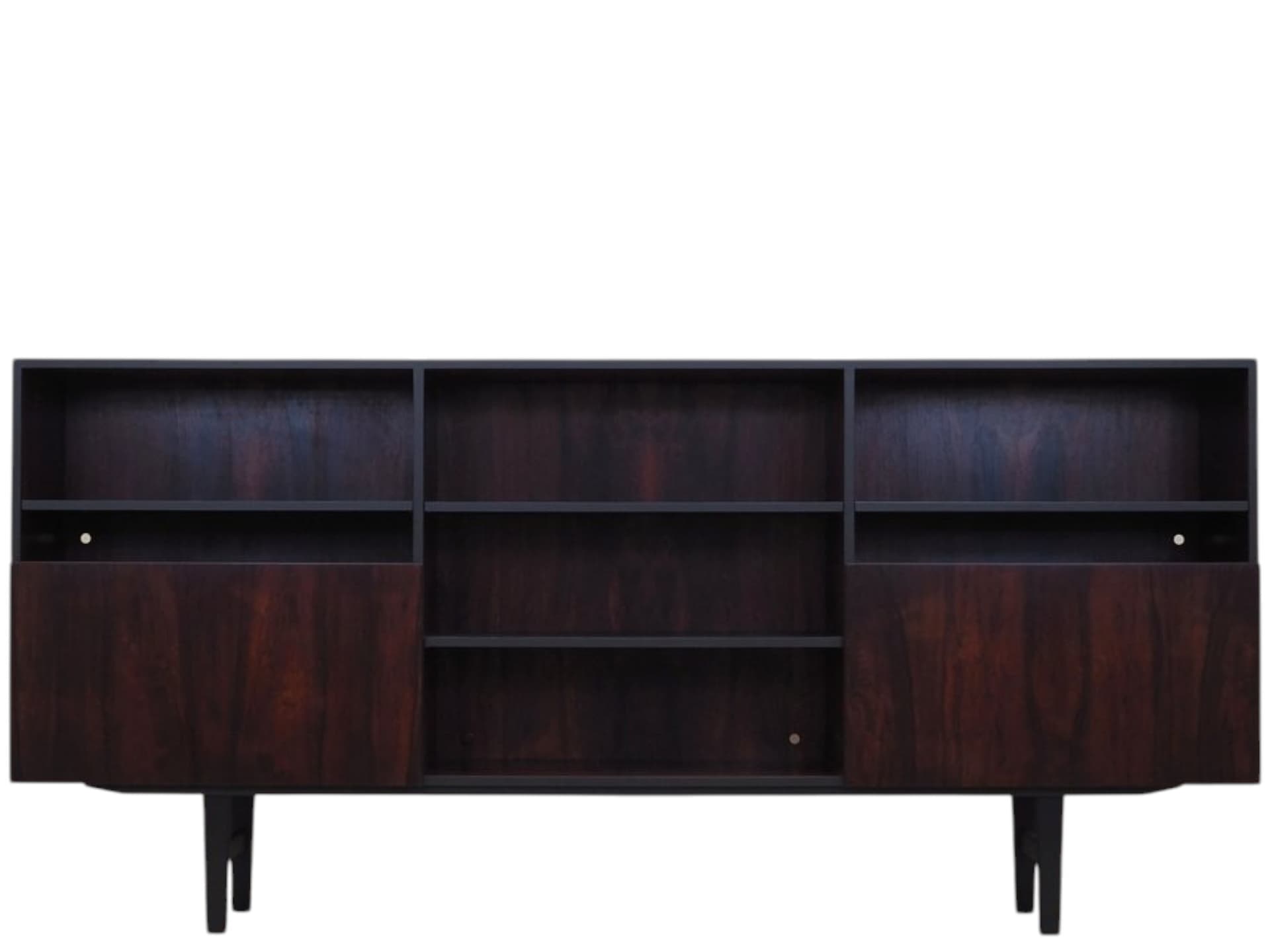Bookcase, brown rosewood, by I. Kofod-Larsen, Denmark, 1970s