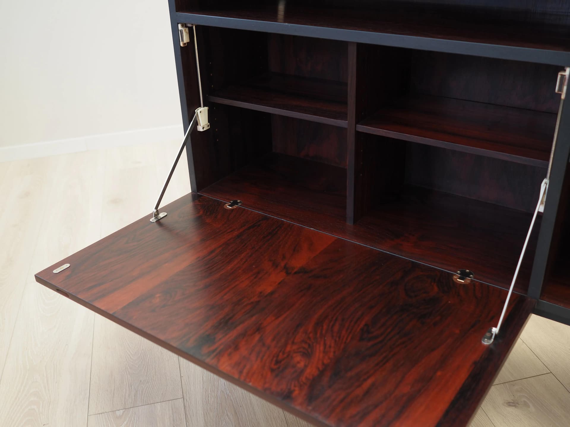Bookcase, brown rosewood, by I. Kofod-Larsen, Denmark, 1970s - 26829