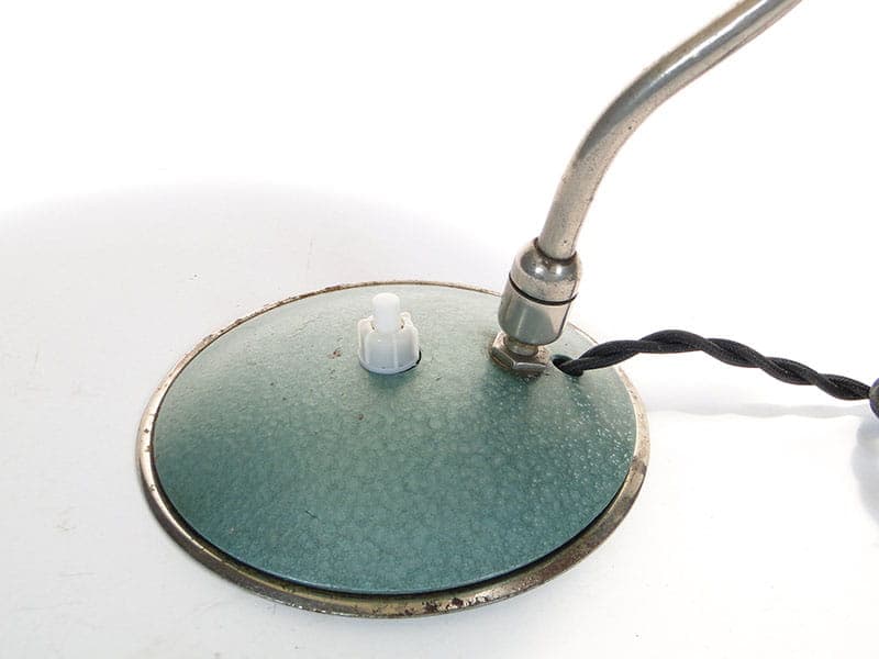 Lampa biurkowa Zaos, zielony, stal, Zakłady Sprzętu Oświetleniowego Zaos, Polska, lata 60. - 369462