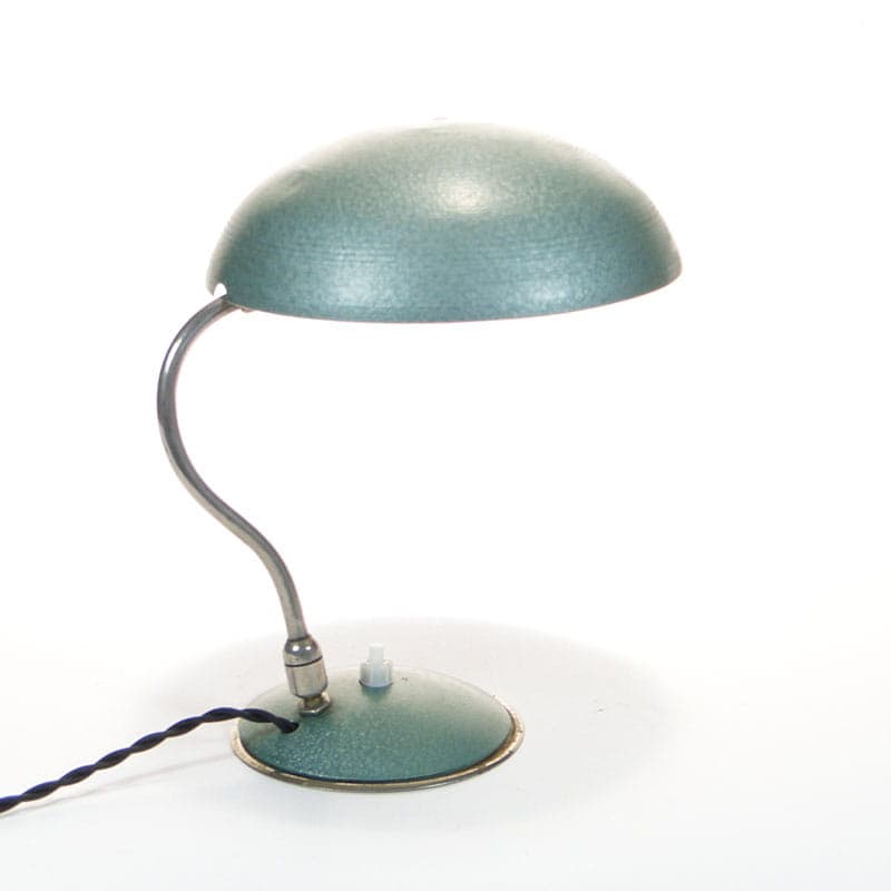 Lampa biurkowa Zaos, zielony, stal, Zakłady Sprzętu Oświetleniowego Zaos, Polska, lata 60. - 369456