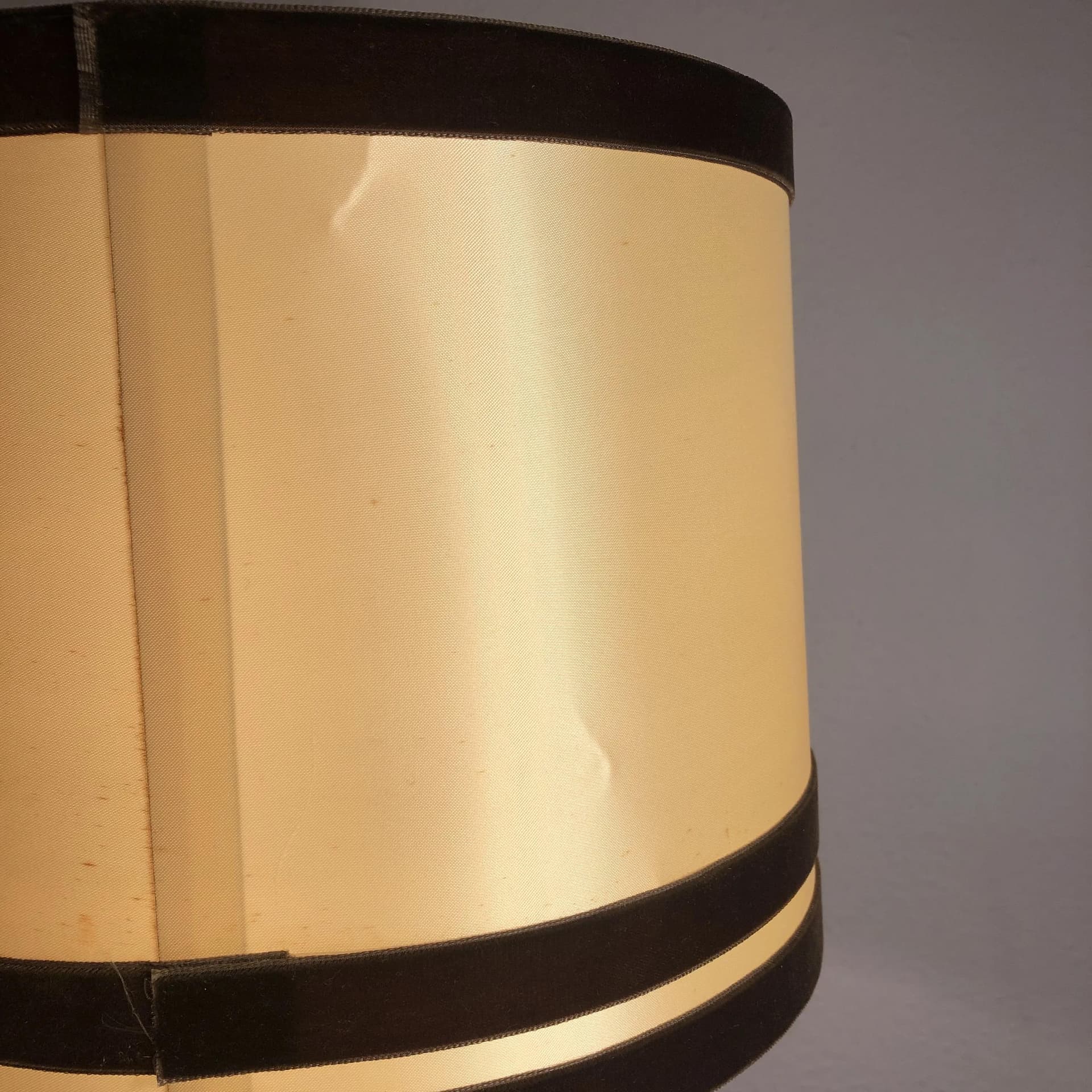 Lampa stołowa, mosiądz złoty, Niemcy, lata 70. - 26980