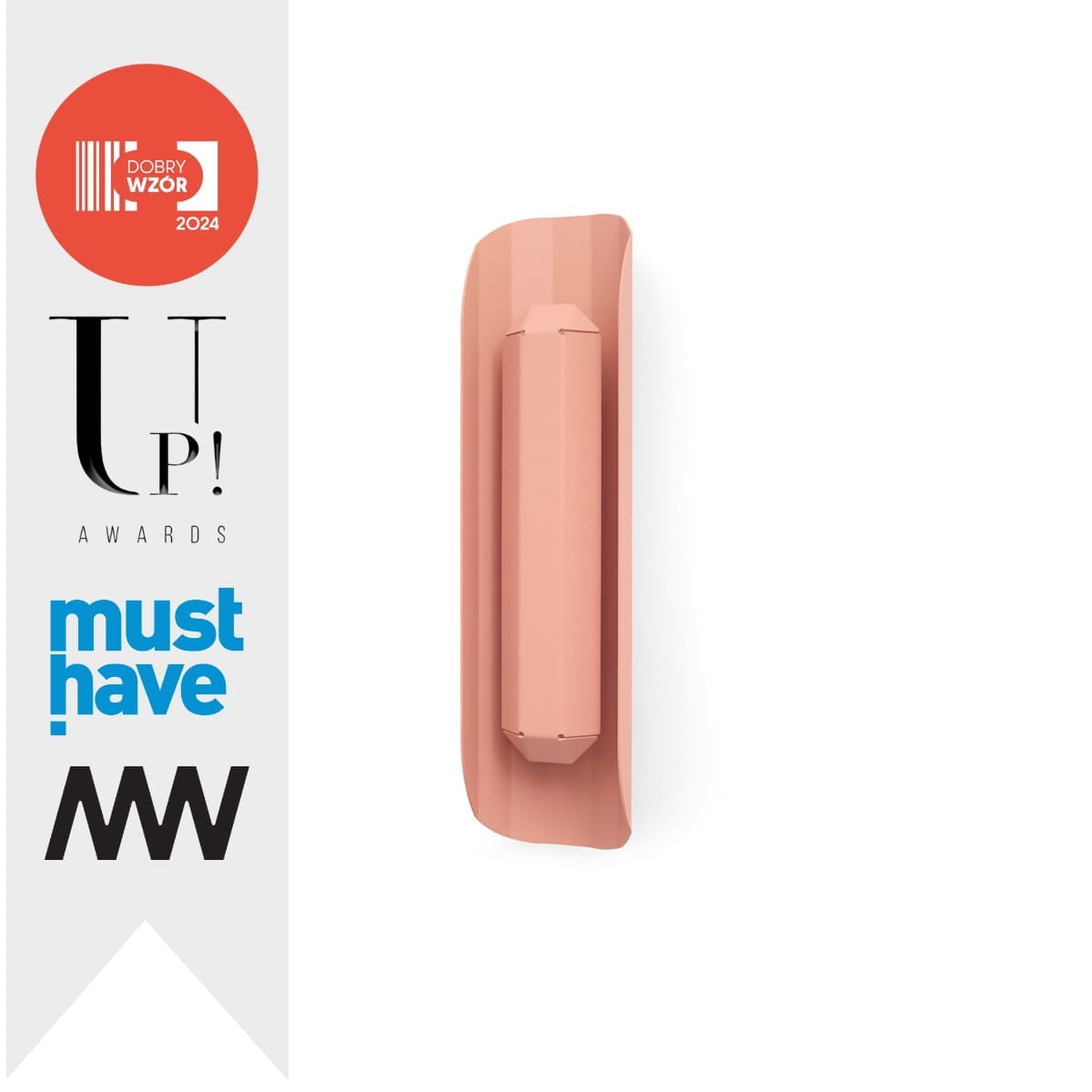 Kinkiet APOLIN 45 cm złamany różowy, Kaspa x Grynasz Studio - 3059