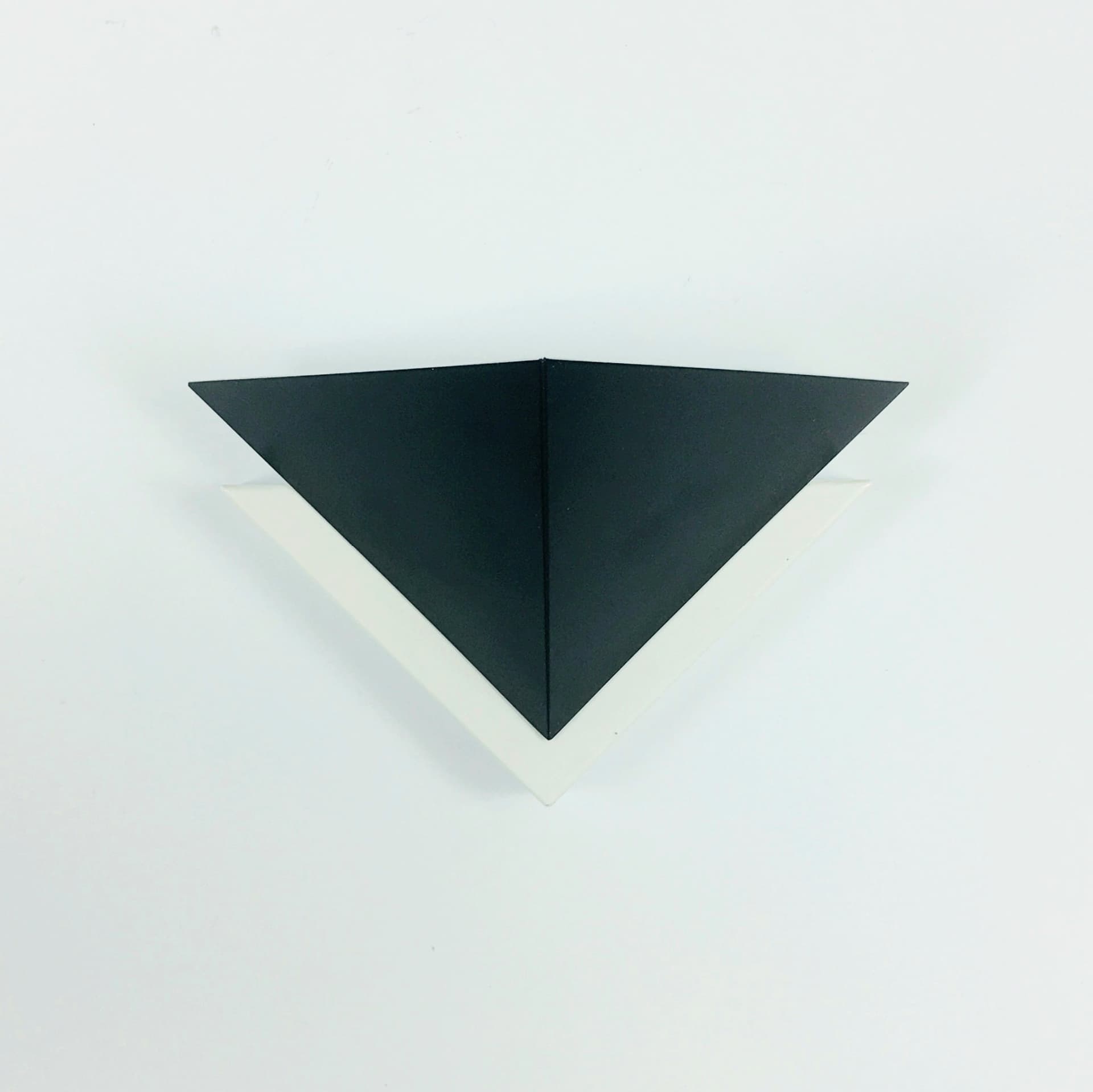 Kinkiet, czarny biały, metal, Kalmar, Austria, lata 70. - 370093