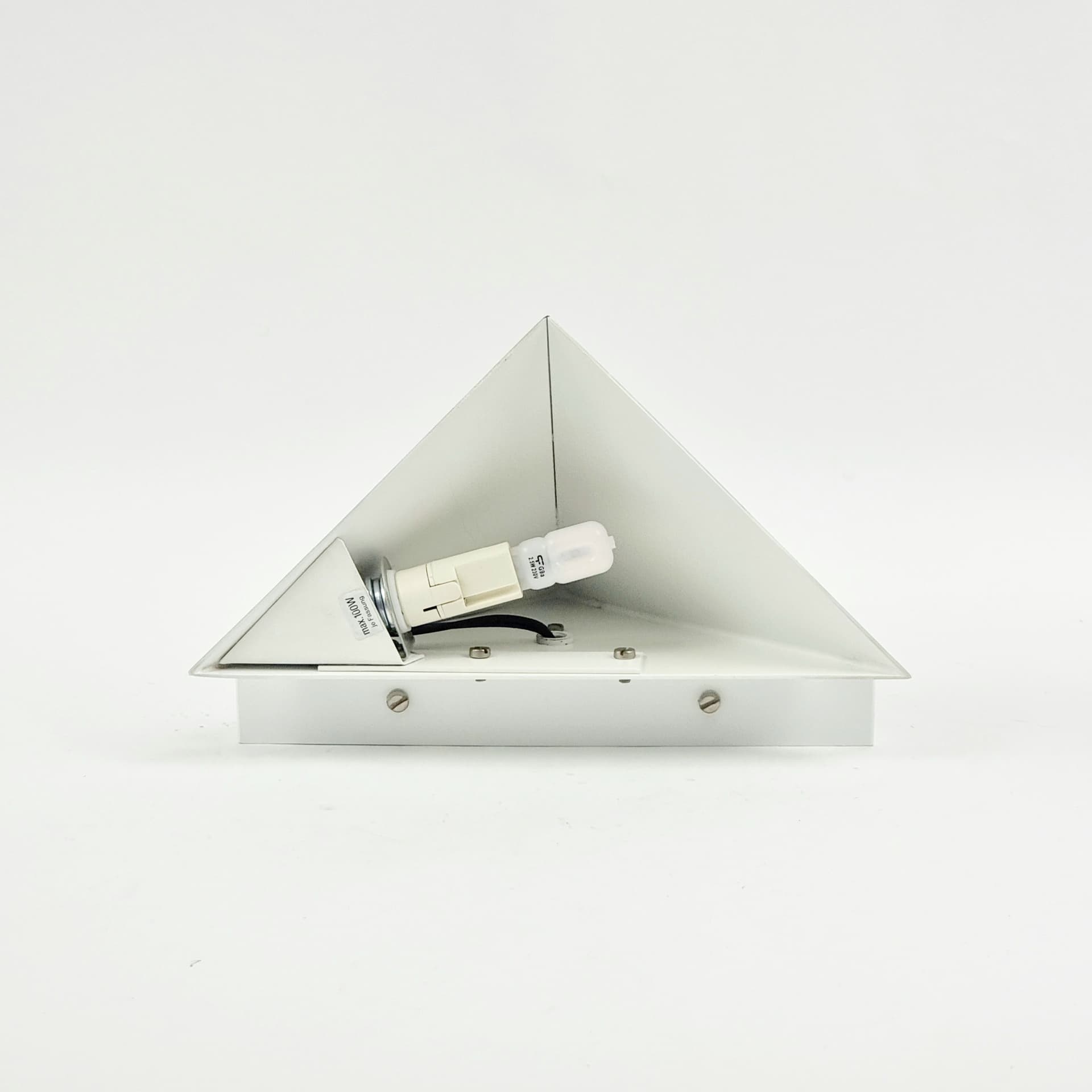 Kinkiet, czarny biały, metal, Kalmar, Austria, lata 70. - 370098