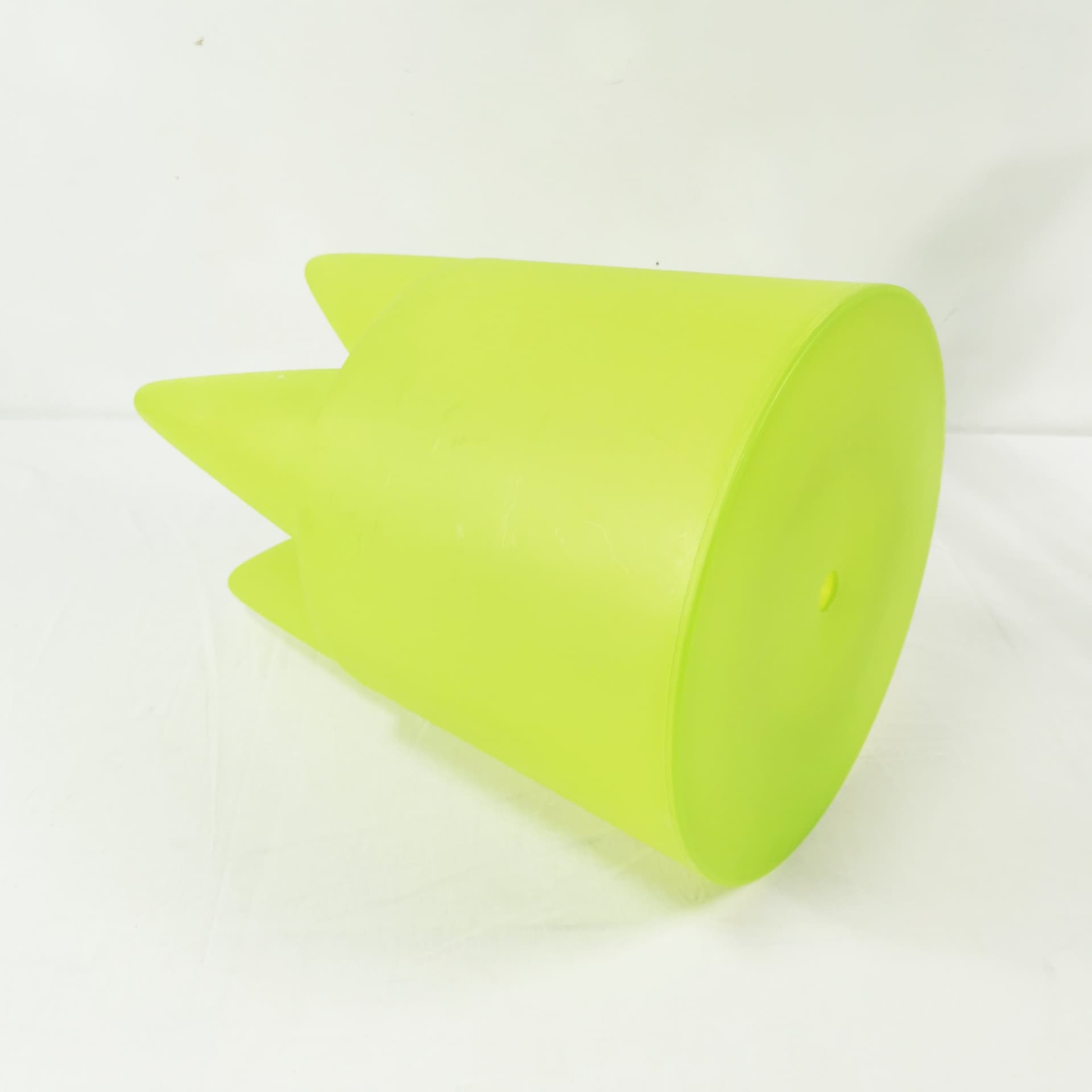 Taboret Bubu, zielony, plastik, proj. P. Starck, Francja, lata 90. - 370146