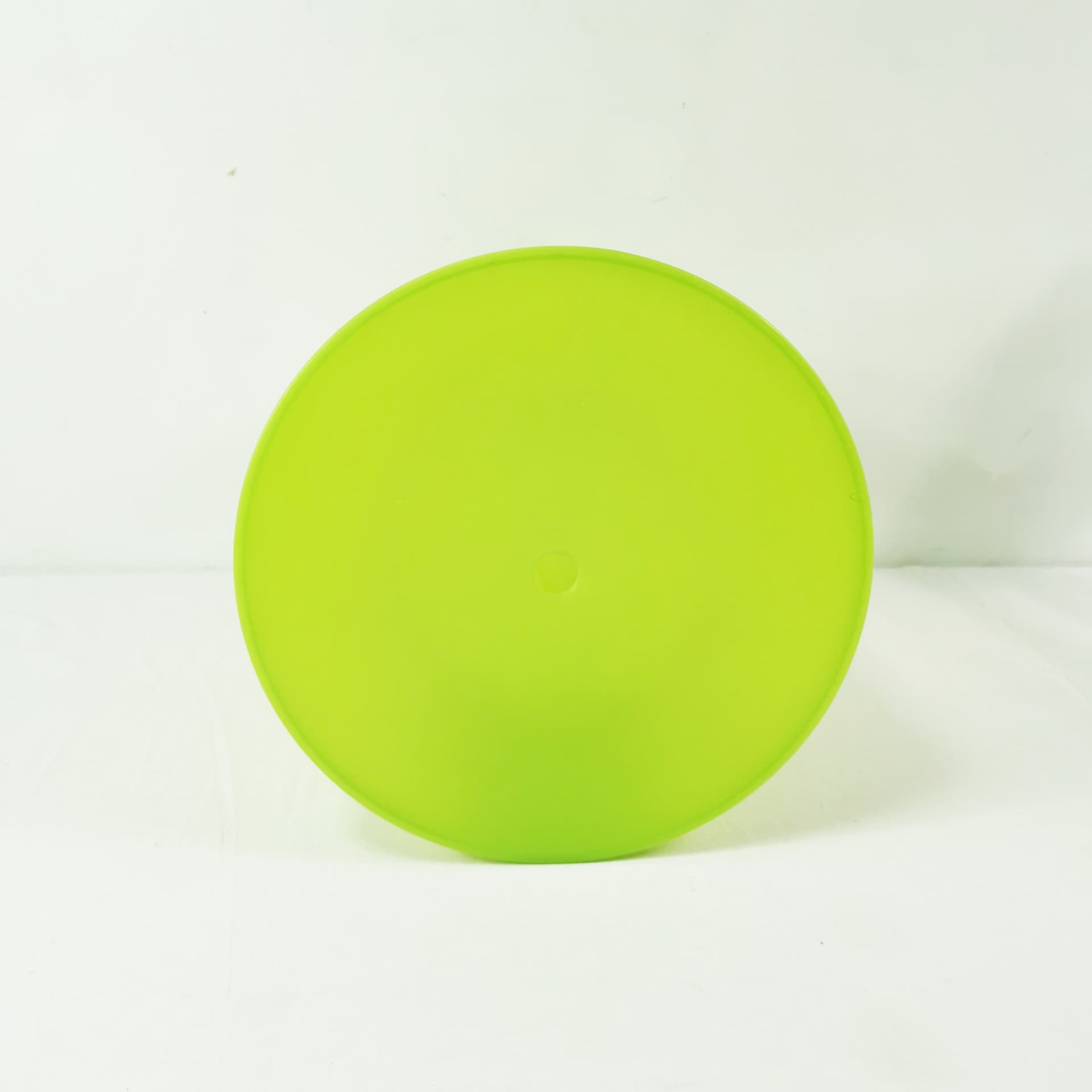 Taboret Bubu, zielony, plastik, proj. P. Starck, Francja, lata 90. - 370147