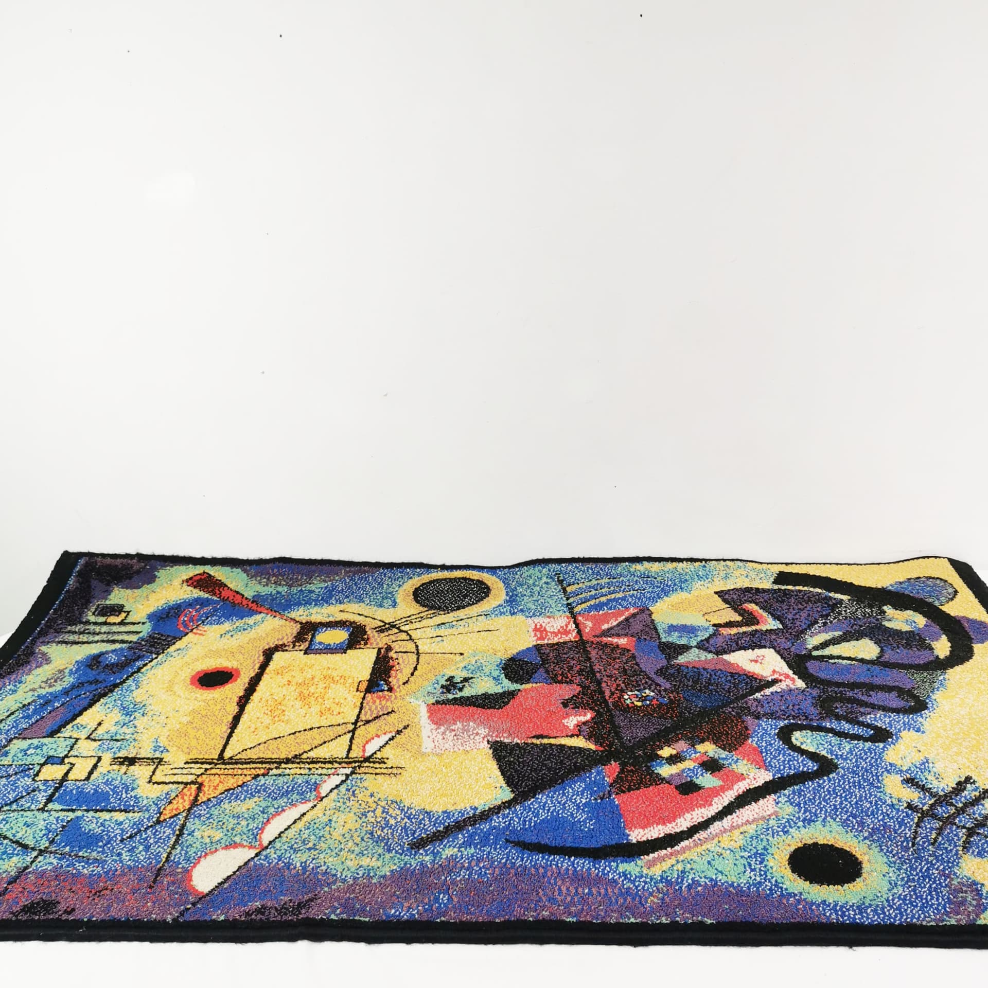 Dywan Wassily Kandinsky 165x85, wielokolorowy, tkanina, Shahbano, Niemcy, lata 80. - 370180