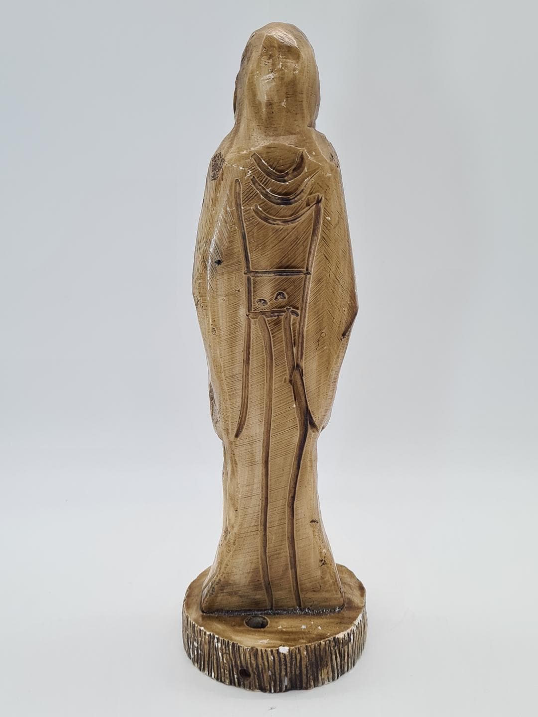 Figurka, art déco, kompozyt brązowy złoty, lata 60. - 370473